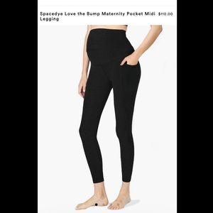 Beyond Yoga Spacedye Love the Bump Maternity Pocket Midi Legging